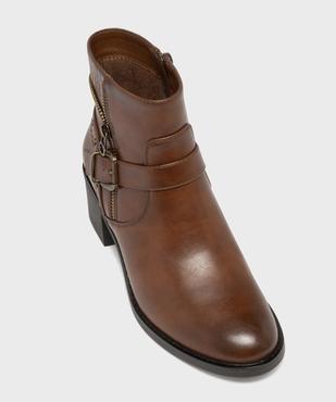 Boots à talon femme - EMILIA ROSA vue5 - EMILIA ROSA - GEMO