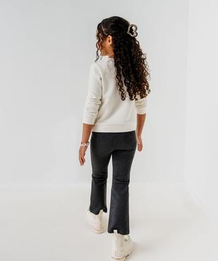 Pantalon en maille coupe flare fille vue5 - GEMO 4G FILLE - GEMO