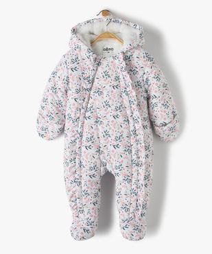 Combinaison pilote bébé avec pieds et moufles vue1 - GEMO 4G BEBE - GEMO