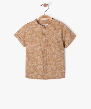 Chemise à manches courtes à col rond bébé garçon vue1 - GEMO(BEBE DEBT) - GEMO