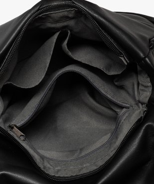 Sac besace souple avec bandoulière fantaisie amovible femme vue3 - GEMO (ACCESS) - GEMO
