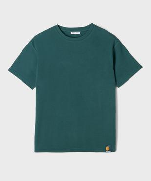 Tee-shirt manches courtes oversize en maille nid d'abeille garçon vue1 - GEMO 4G GARCON - GEMO