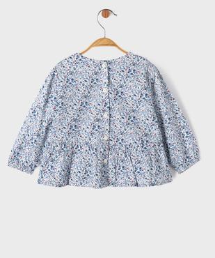 Blouse manches longues à motifs fleuris bébé fille - LuluCastagnette vue4 - LULUCASTAGNETTE - GEMO