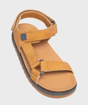 Sandales à scratch unies garçon - 5 Miles vue5 - 5 MILES - GEMO