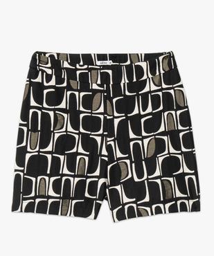 Short à motifs graphiques femme vue4 - GEMO(FEMME PAP) - GEMO