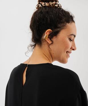 Robe en maille texturée femme vue6 - GEMO 4G FEMME - GEMO