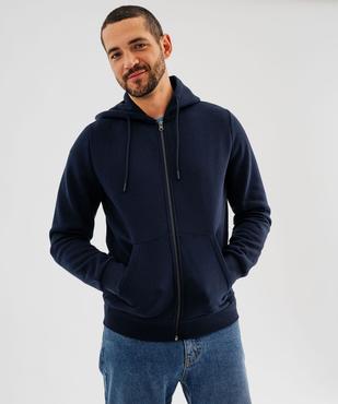 Sweat zippé à capuche homme vue4 - GEMO 4G HOMME - GEMO