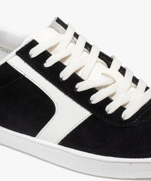 Baskets femme dessus en cuir suédé style rétro - Camps United vue6 - CAMPS - GEMO