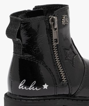 Boots vernies à semelle crantée bébé fille - LuluCastagnette vue6 - LULU CASTAGNETT - GEMO