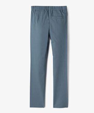 Pantalon coupe regular avec taille élastique garçon vue7 - GEMO (JUNIOR) - GEMO