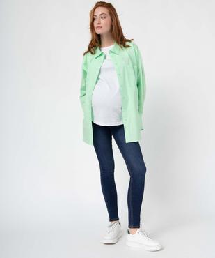 Jean de grossesse coupe Skinny avec bandeau haut vue5 - GEMO (MATER) - GEMO