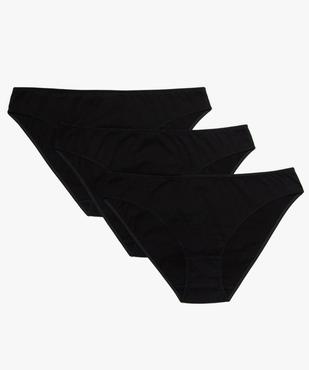 Culottes avec coutures plates (lot de 3) femme vue1 - GEMO 4G FEMME - GEMO