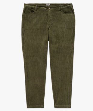 Pantalon en velours côtelé femme grande taille vue4 - GEMO (G TAILLE) - GEMO