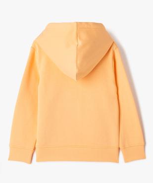 Sweat à capuche et poche kangourou uni garçon vue12 - GEMO (ENFANT) - GEMO