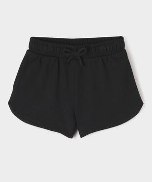 Short en maille French Terry avec taille élastique fille vue1 - GEMO 4G FILLE - GEMO