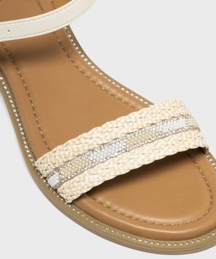 Sandales plates à strass femme vue6 - VALENTINA BALDA - GEMO