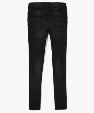 Jean garçon ultra skinny stretch avec plis aux hanches vue4 - GEMO (JUNIOR) - GEMO