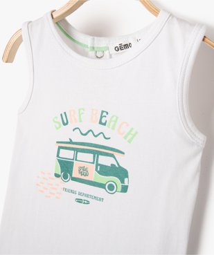 Ensemble bébé fille 2 pièces : short + débardeur imprimés vue2 - GEMO(BEBE DEBT) - GEMO