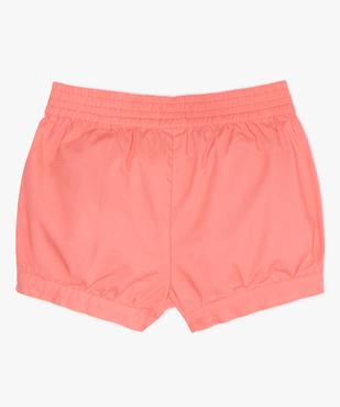 Short bébé fille bloomer à taille élastiquée vue3 - GEMO(BEBE DEBT) - GEMO
