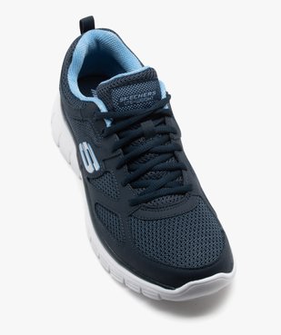 Baskets homme dessus uni en mesh à lacets - Skechers vue5 - SKECHERS - GEMO