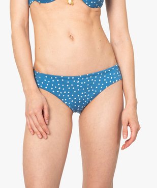 Bas de maillot de bain femme forme shorty à pois vue1 - GEMO (PLAGE) - GEMO