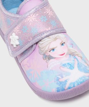 Chaussons à scratch imprimé Elsa fille - La Reine des Neiges vue1 - REINE DES NEIGE - GEMO