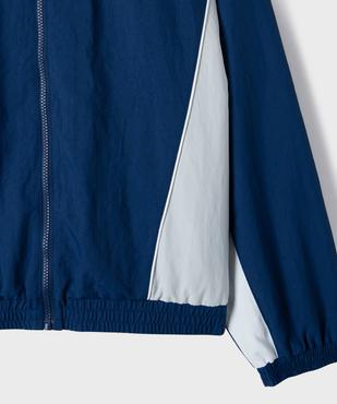 Sweat zippé à col montant et manches raglan garçon vue3 - GEMO (JUNIOR) - GEMO
