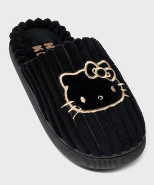 Chaussons sabots en maille douillette avec motif chat femme - Hello Kitty vue5 - HELLO KITTY - GEMO