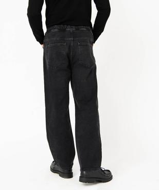 Jean Wide Leg avec taille élastique homme vue3 - GEMO 4G HOMME - GEMO