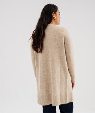 Gilet long ouvert femme vue3 - GEMO(FEMME PAP) - GEMO
