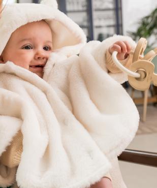 Cape à capuche - adapté au cosy - chaude et douillette bébé vue6 - GEMO(BB COUCHE) - GEMO