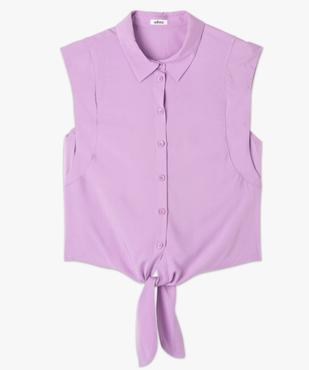 Chemise sans manches avec liens à nouer femme vue4 - GEMO(FEMME PAP) - GEMO