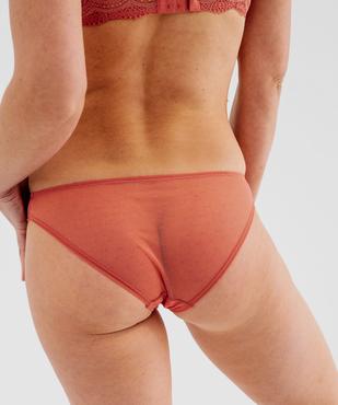 Culottes en dentelle et tulle femme (lot de 2) vue3 - GEMO(HOMWR FEM) - GEMO