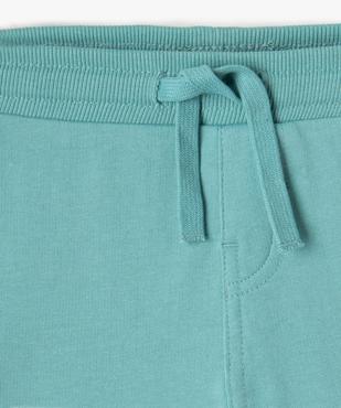 Short en maille avec ceinture bord-côte bébé garçon vue2 - GEMO(BEBE DEBT) - GEMO