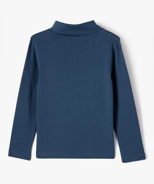 Tee-shirt col roulé imprimé garçon vue3 - GEMO 4G GARCON - GEMO