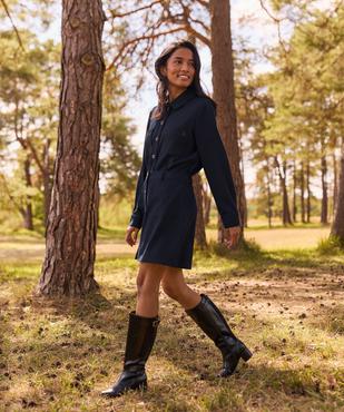 Jupe courte boutonnée femme - LuluCastagnette vue5 - LULUCASTAGNETTE - GEMO