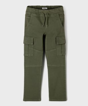 Pantalon cargo résistant à taille réglable garçon vue1 - GEMO (ENFANT) - GEMO