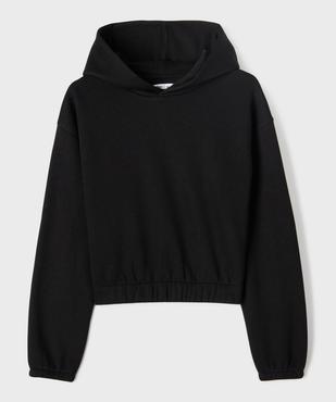 Sweat à capuche ample et court fille vue1 - GEMO 4G FILLE - GEMO