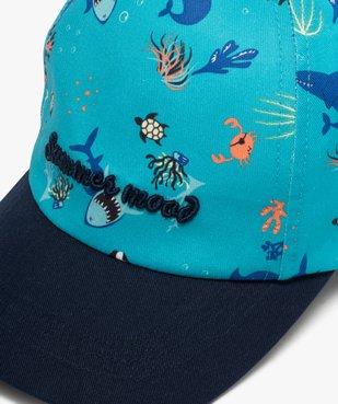 Casquette à motifs marins garçon vue2 - GEMO 4G GARCON - GEMO