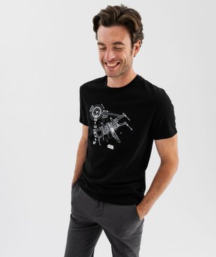 Tee-shirt manches courtes imprimé X-Wing homme - Star Wars vue1 - STAR WARS - GEMO