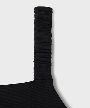 Maillot de bain 2 pièces en maille texturée fille vue2 - GEMO (JUNIOR) - GEMO
