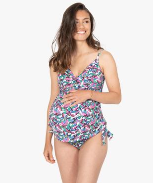 Maillot de bain de grossesse tankini à bonnets paddés vue1 - GEMO 4G MATERN - GEMO