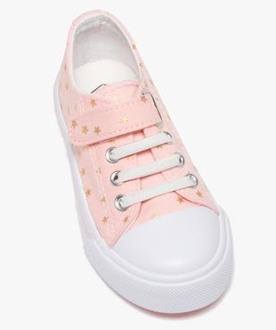 Baskets fille en toile à lacets élastiques - Les Supaires vue5 - GEMO 4G FILLE - GEMO