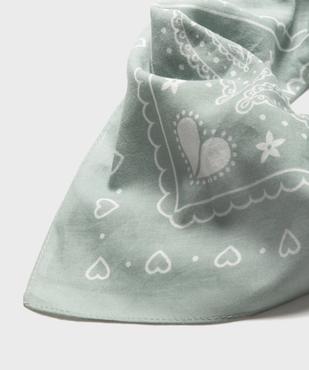 Foulard carré en coton imprimé femme vue3 - GEMO (ACCESS) - GEMO