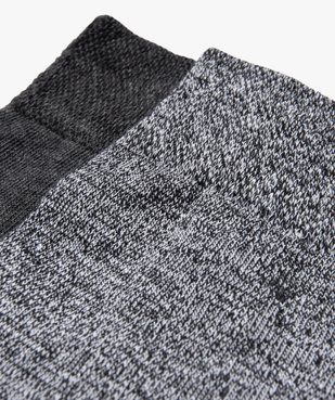 Chaussettes hautes en coton stretch homme (lot de 2) vue2 - GEMO(HOMWR HOM) - GEMO