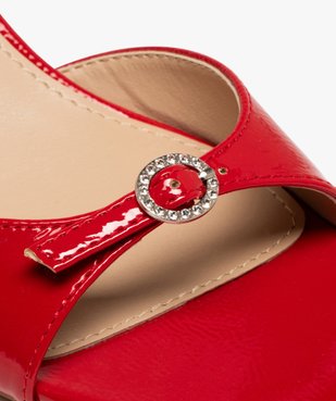 Sandales vernies avec boucles à strass femme vue6 - FOLLOW ME - GEMO