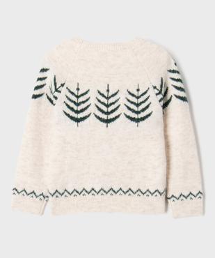 Pull de Noël col rond fille vue3 - GEMO (ENFANT) - GEMO
