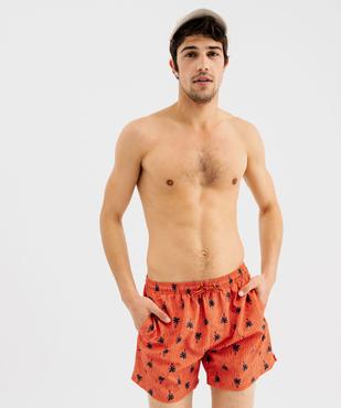 Short de bain imprimé palmiers homme vue2 - GEMO (PLAGE) - GEMO