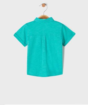 Chemise en jersey de coton bébé garçon vue3 - GEMO(BEBE DEBT) - GEMO