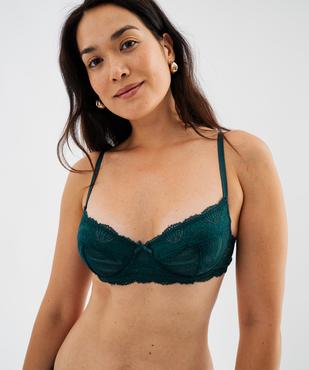 Soutien-gorge corbeille en dentelle avec armatures bonnets souples vue1 - GEMO(HOMWR FEM) - GEMO